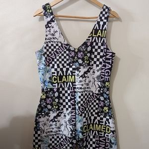 Checkerboard jumpsuit